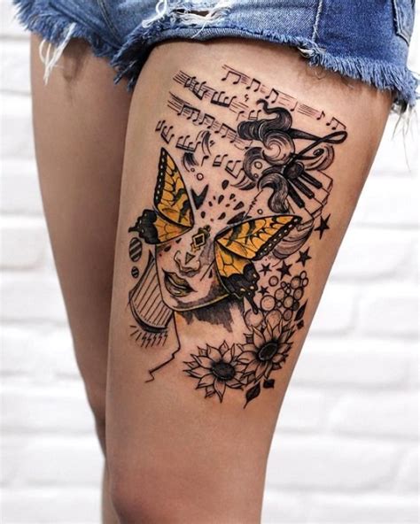 sexytattoo|37 Leg and Thigh Tattoos for Women .